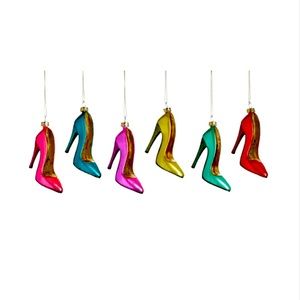 One Hundred 80 Degrees High Heel Ornament Set of 6